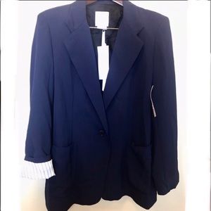 DKNY PURE NWT Lined One Button Blazer Coat Jacket